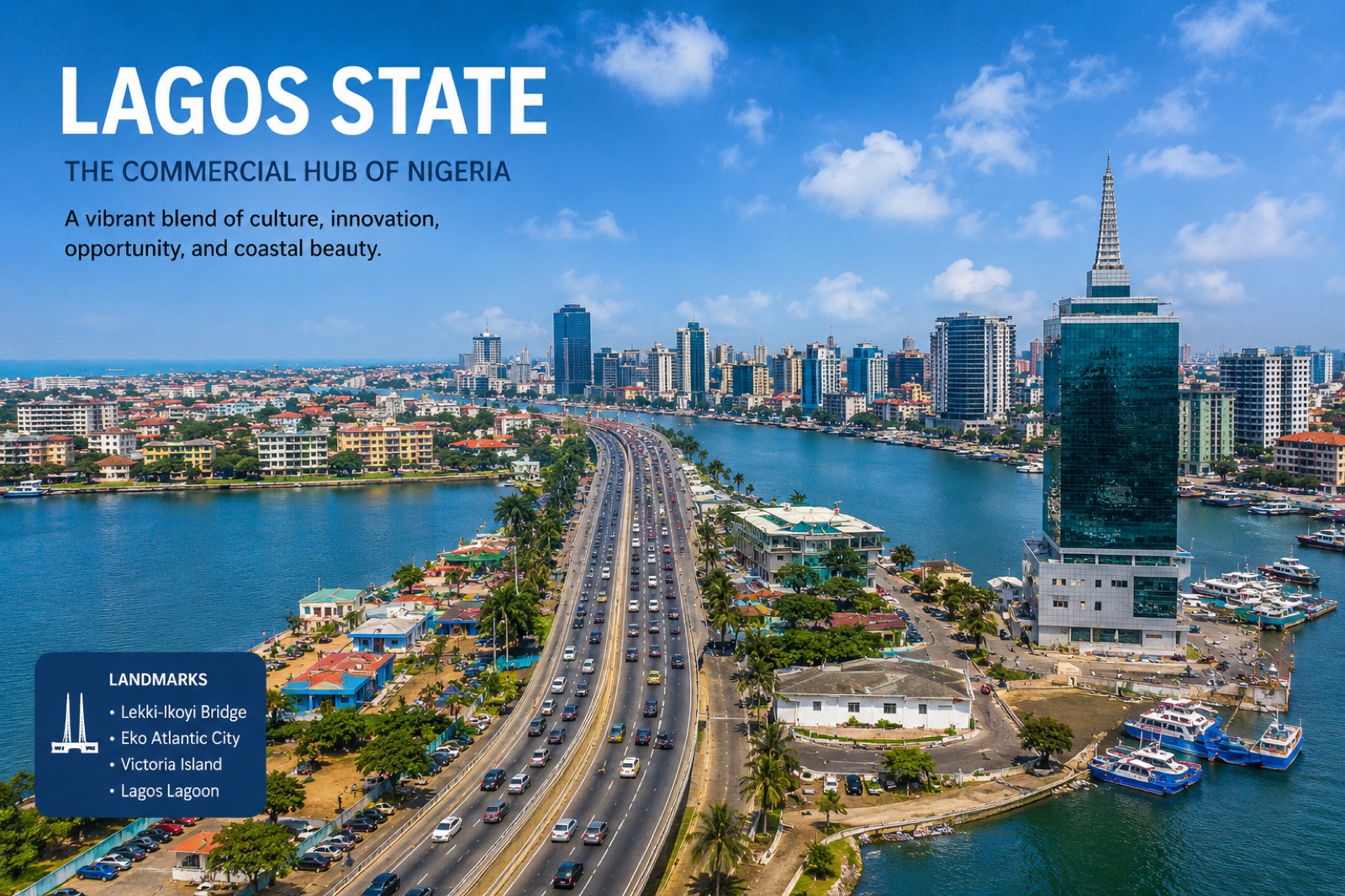 Lagos, Lagos State — Lagos skyline & coastal city